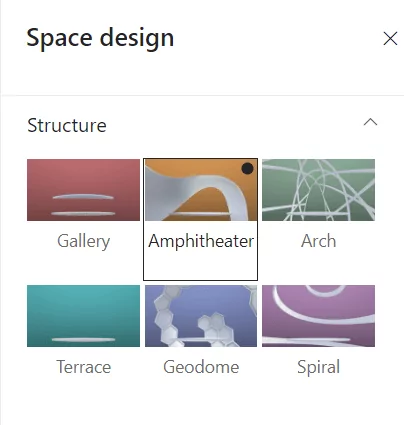 Sharepoint space design