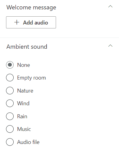 ambient sound
